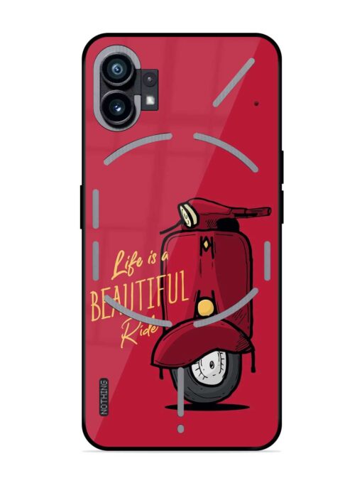 Life Is Beautiful Rides Glossy Metal Phone Cover for Nothing Phone 1