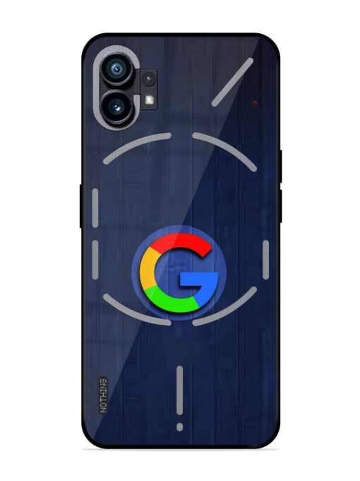 Google Logo Printed Glossy Metal TPU Phone Cover for Nothing Phone 1 Zapvi