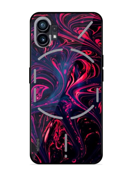 Abstract Background Glossy Metal Phone Cover for Nothing Phone 1