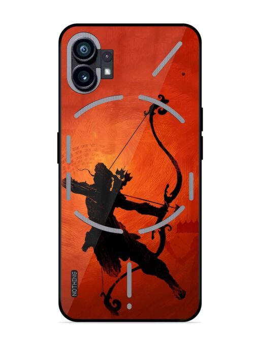 Illustration Lord Rama Glossy Metal Phone Cover for Nothing Phone 1 Zapvi