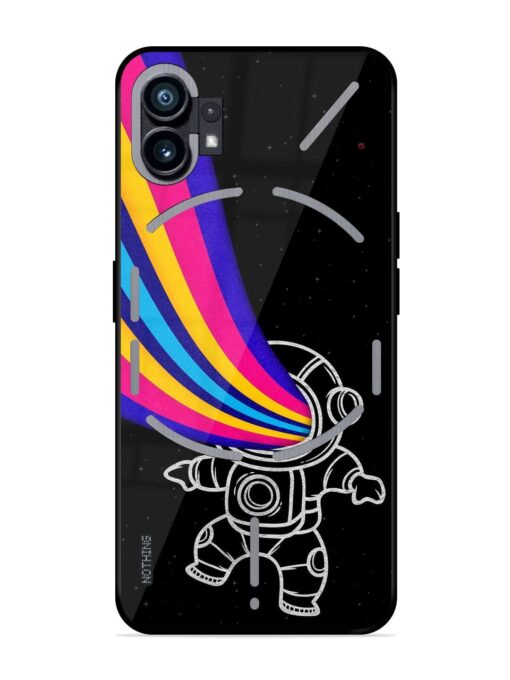 Astronaut Glossy Metal TPU Phone Cover for Nothing Phone 1 Zapvi