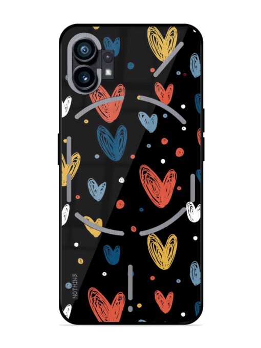 Happy Valentines Day Glossy Metal TPU Phone Cover for Nothing Phone 1