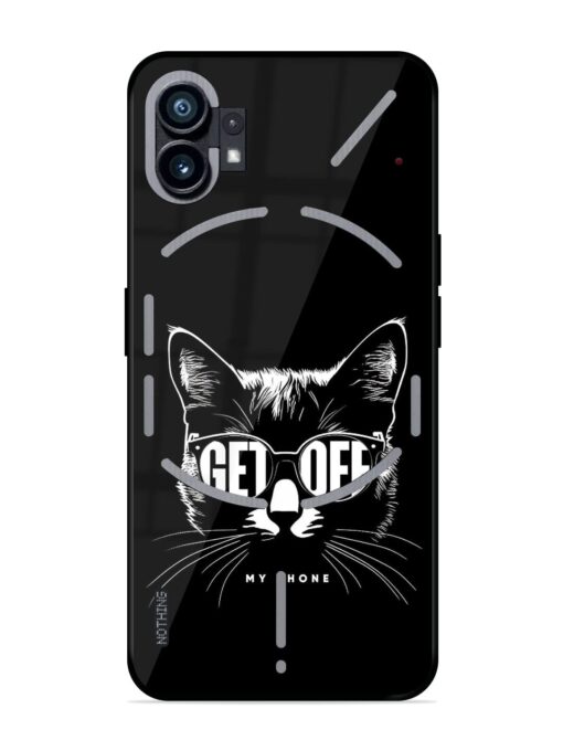 Get Off Glossy Metal TPU Phone Cover for Nothing Phone 1 Zapvi