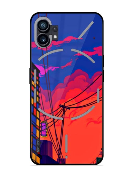 Sky At Morning Glossy Metal Phone Cover for Nothing Phone 1 Zapvi