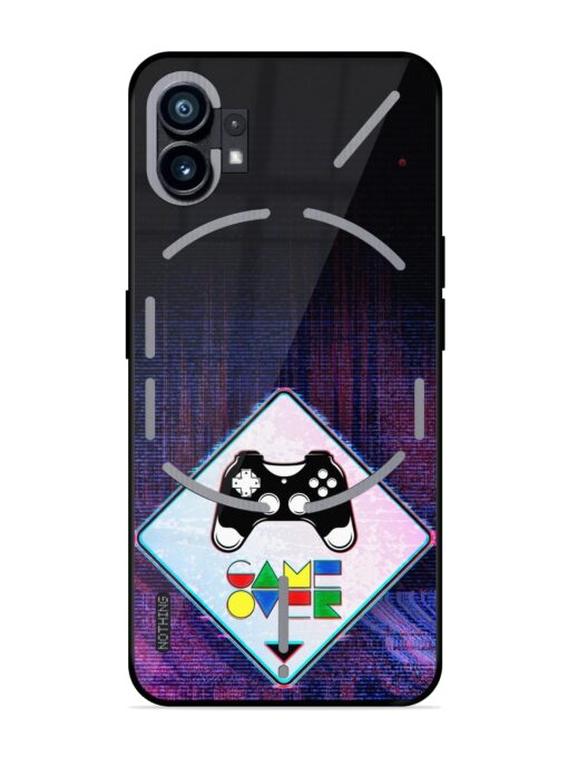 Game Over Glossy Metal Phone Cover for Nothing Phone 1