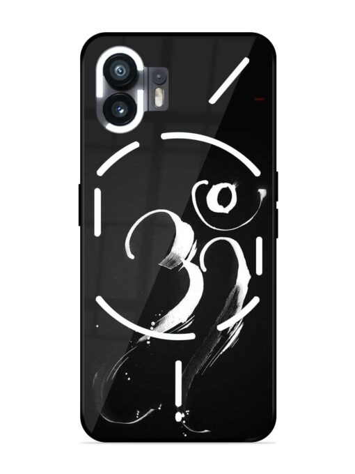 Om Logo Glossy Metal Phone Cover for Nothing Phone 2 Zapvi