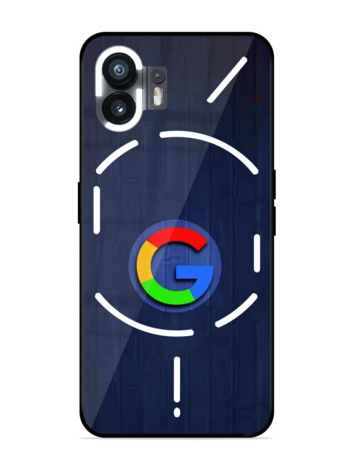 Google Logo Printed Glossy Metal TPU Phone Cover for Nothing Phone 2 Zapvi