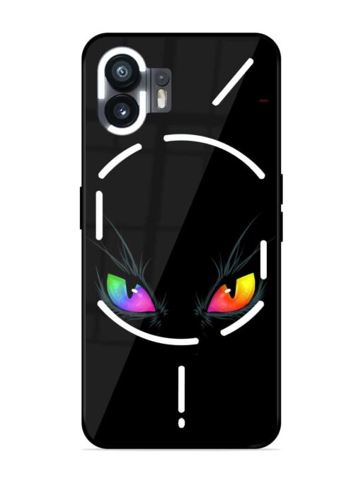 Cat Eyes Glossy Metal Phone Cover for Nothing Phone 2 Zapvi