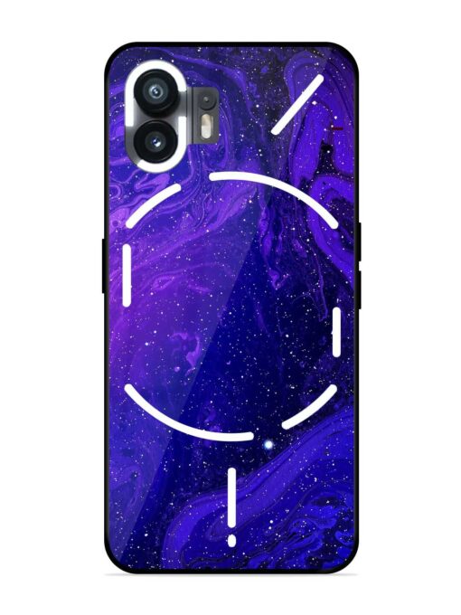 Galaxy Acrylic Abstract Art Glossy Metal Phone Cover for Nothing Phone 2 Zapvi