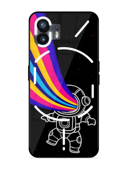 Astronaut Glossy Metal TPU Phone Cover for Nothing Phone 2 Zapvi