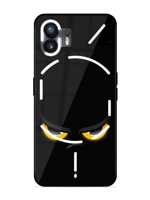 Scary Yellow Eye Glossy Metal TPU Phone Cover for Nothing Phone 2