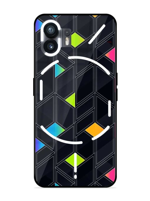 Abstract Mosaic Seamless Glossy Metal Phone Cover for Nothing Phone 2