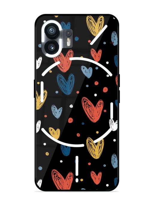 Happy Valentines Day Glossy Metal TPU Phone Cover for Nothing Phone 2 Zapvi