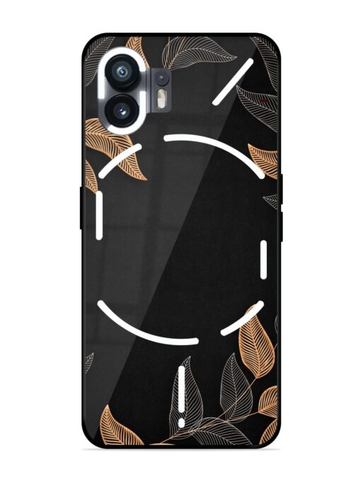 Foliage Art Glossy Metal Phone Cover for Nothing Phone 2