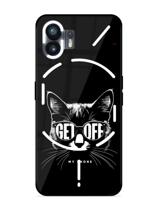 Get Off Glossy Metal TPU Phone Cover for Nothing Phone 2 Zapvi