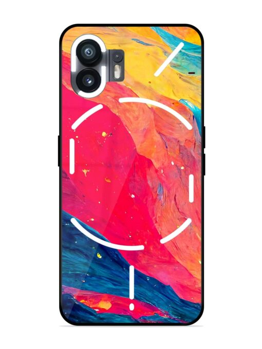 Starry Night Glossy Metal Phone Cover for Nothing Phone 2 Zapvi