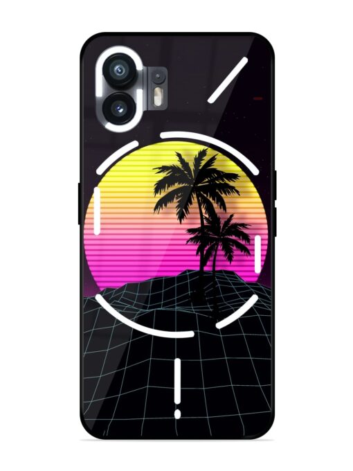 Coconut Vector Glossy Metal Phone Cover for Nothing Phone 2 Zapvi