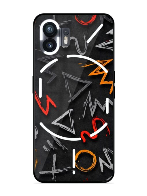 Grungy Graffiti Glossy Metal Phone Cover for Nothing Phone 2