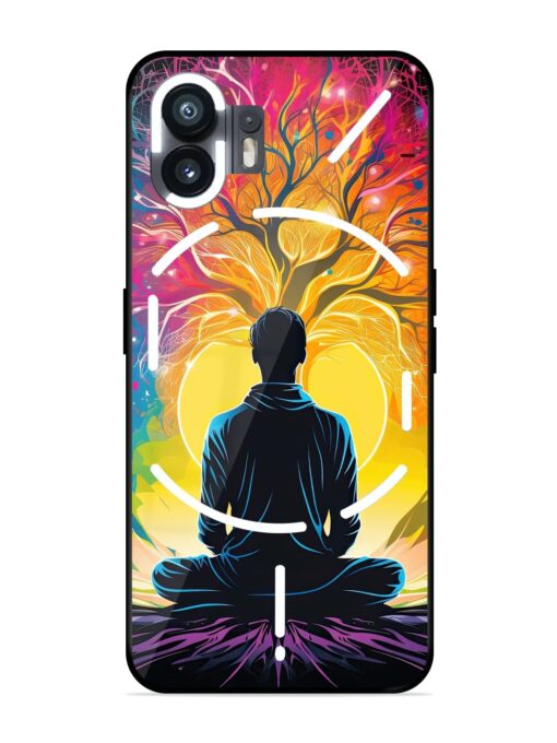 Mind Colourful Glossy Metal Phone Cover for Nothing Phone 2