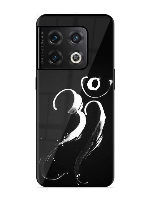 Om Logo Glossy Metal Phone Cover for Oneplus 10 Pro (5G) Zapvi