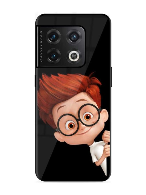 Smart Boy Cartoon Glossy Metal Phone Cover for Oneplus 10 Pro (5G) Zapvi