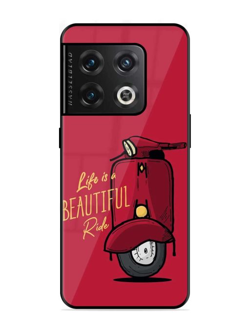 Life Is Beautiful Rides Glossy Metal Phone Cover for Oneplus 10 Pro (5G) Zapvi