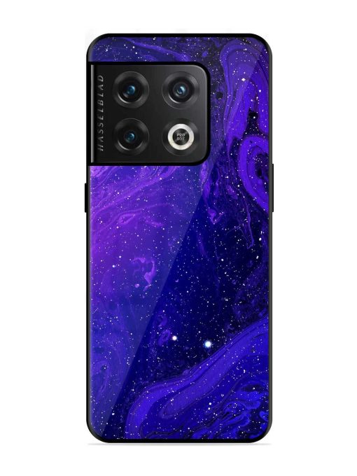 Galaxy Acrylic Abstract Art Glossy Metal Phone Cover for Oneplus 10 Pro (5G) Zapvi