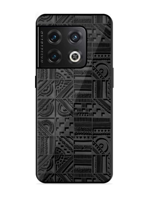 Seamless Pattern Glossy Metal Phone Cover for Oneplus 10 Pro (5G) Zapvi