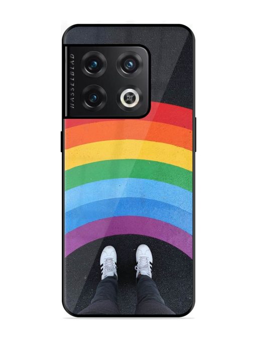 Legs Rainbow Glossy Metal TPU Phone Cover for Oneplus 10 Pro (5G) Zapvi