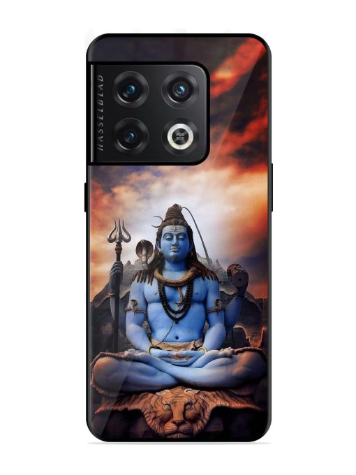 Jai Jai Shiv Glossy Metal Phone Cover for Oneplus 10 Pro (5G) Zapvi