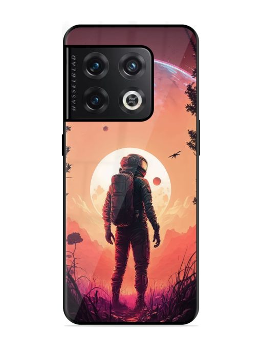 Red Sky At Morning Glossy Metal Phone Cover for Oneplus 10 Pro (5G) Zapvi