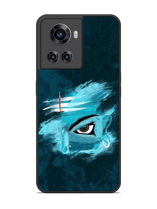 Lord Shiva Glossy Metal Phone Cover for Oneplus 10R (5G) Zapvi