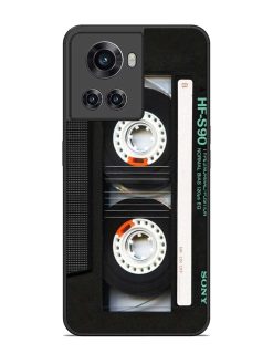 Sony Hf-S90 Cassette Glossy Metal Phone Cover for Oneplus 10R (5G)