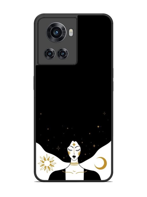 Mystical Vector Vintage Glossy Metal TPU Phone Cover for Oneplus 10R (5G) Zapvi
