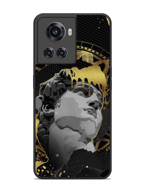 Roman Face Glossy Metal Phone Cover for Oneplus 10R (5G) Zapvi