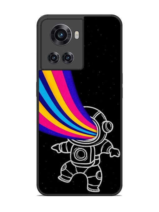 Astronaut Glossy Metal TPU Phone Cover for Oneplus 10R (5G) Zapvi