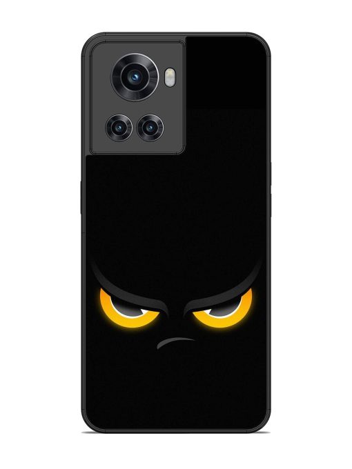 Scary Yellow Eye Glossy Metal TPU Phone Cover for Oneplus 10R (5G) Zapvi