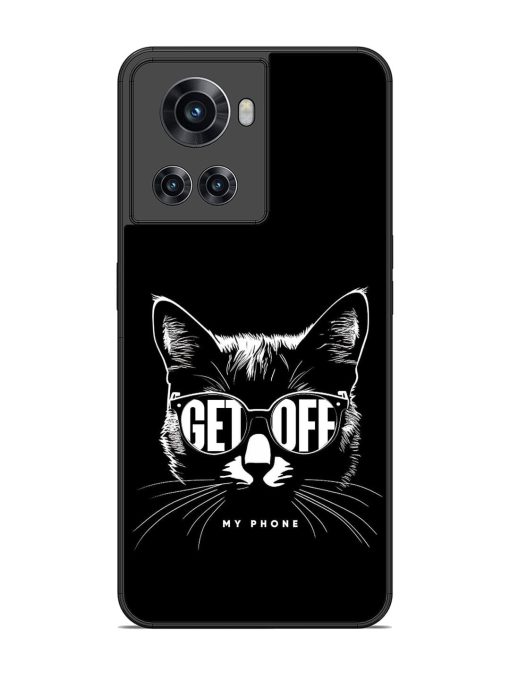 Get Off Glossy Metal TPU Phone Cover for Oneplus 10R (5G) Zapvi