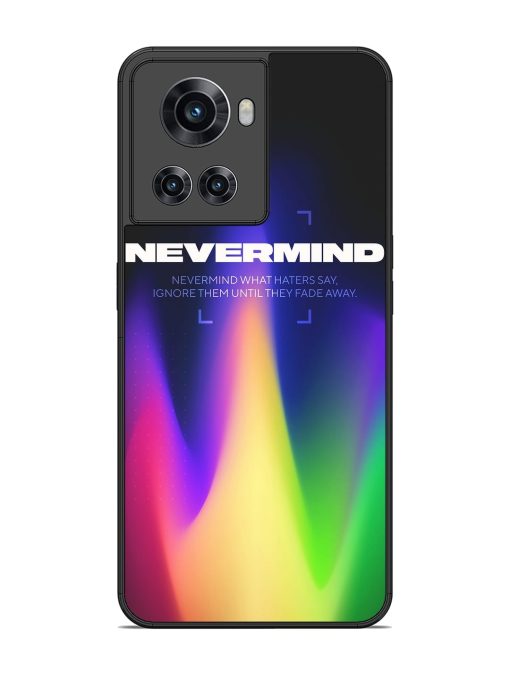 Nevermind Glossy Metal Phone Cover for Oneplus 10R (5G) Zapvi