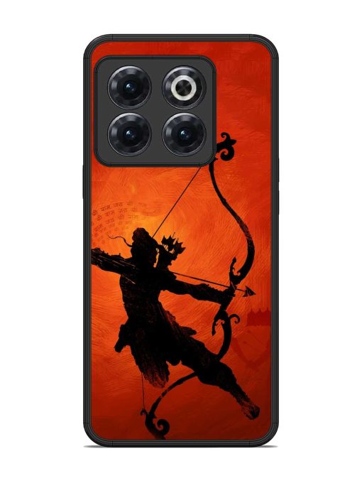 Illustration Lord Rama Glossy Metal Phone Cover for Oneplus 10T (5G) Zapvi