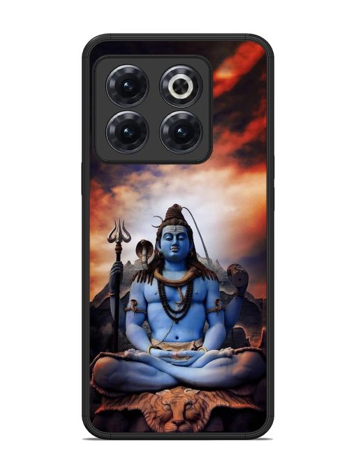 Jai Jai Shiv Glossy Metal Phone Cover for Oneplus 10T (5G)