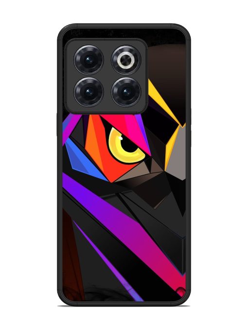 Wpap Owl Glossy Metal Phone Cover for Oneplus 10T (5G) Zapvi