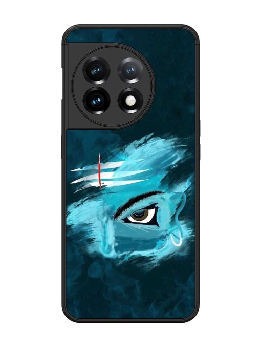 Lord Shiva Glossy Metal Phone Cover for Oneplus 11 (5G)