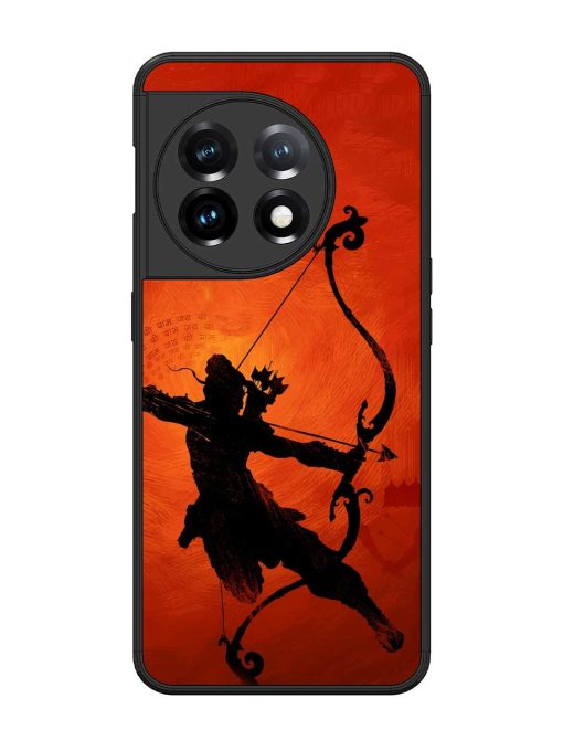 Illustration Lord Rama Glossy Metal Phone Cover for Oneplus 11 (5G)