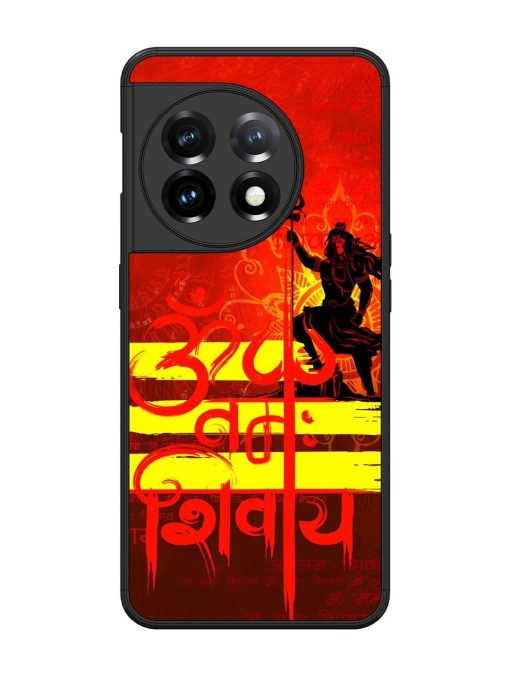 Illustration Lord Shiva Glossy Metal TPU Phone Cover for Oneplus 11 (5G)