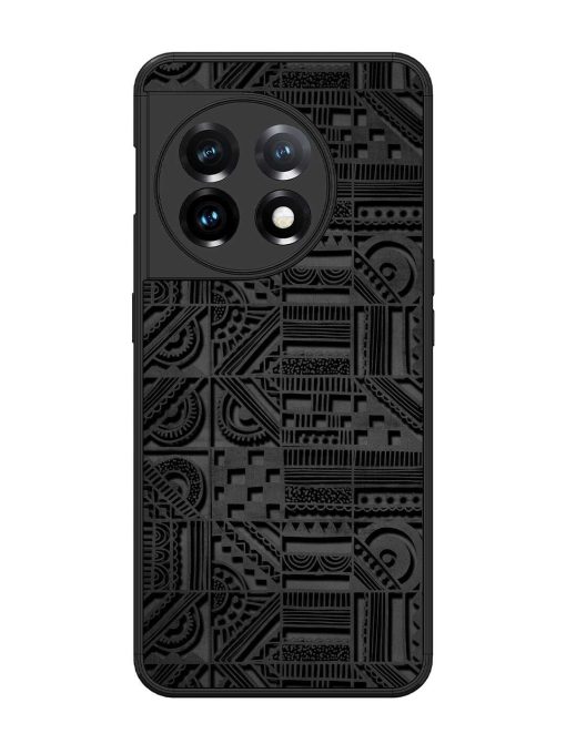 Seamless Pattern Glossy Metal Phone Cover for Oneplus 11 (5G)