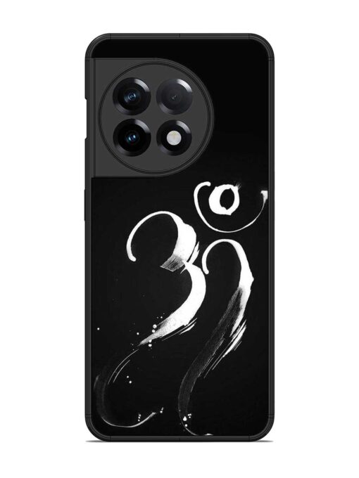 Om Logo Glossy Metal Phone Cover for Oneplus 11R (5G) Zapvi