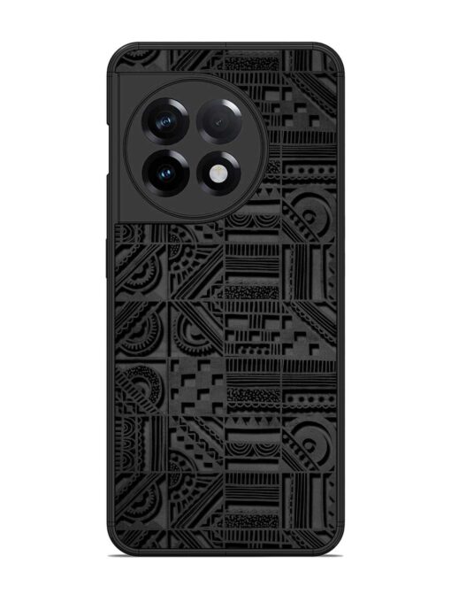 Seamless Pattern Glossy Metal Phone Cover for Oneplus 11R (5G) Zapvi