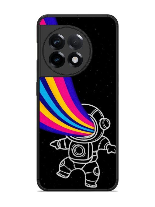 Astronaut Glossy Metal TPU Phone Cover for Oneplus 11R (5G)