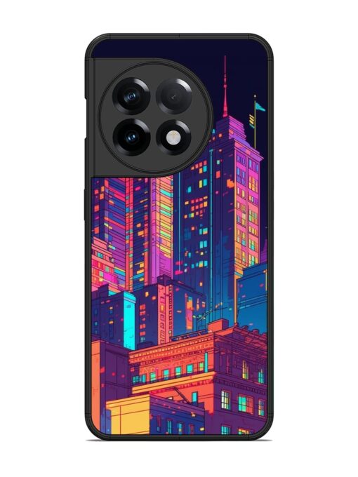 City View Glossy Metal Phone Cover for Oneplus 11R (5G) Zapvi